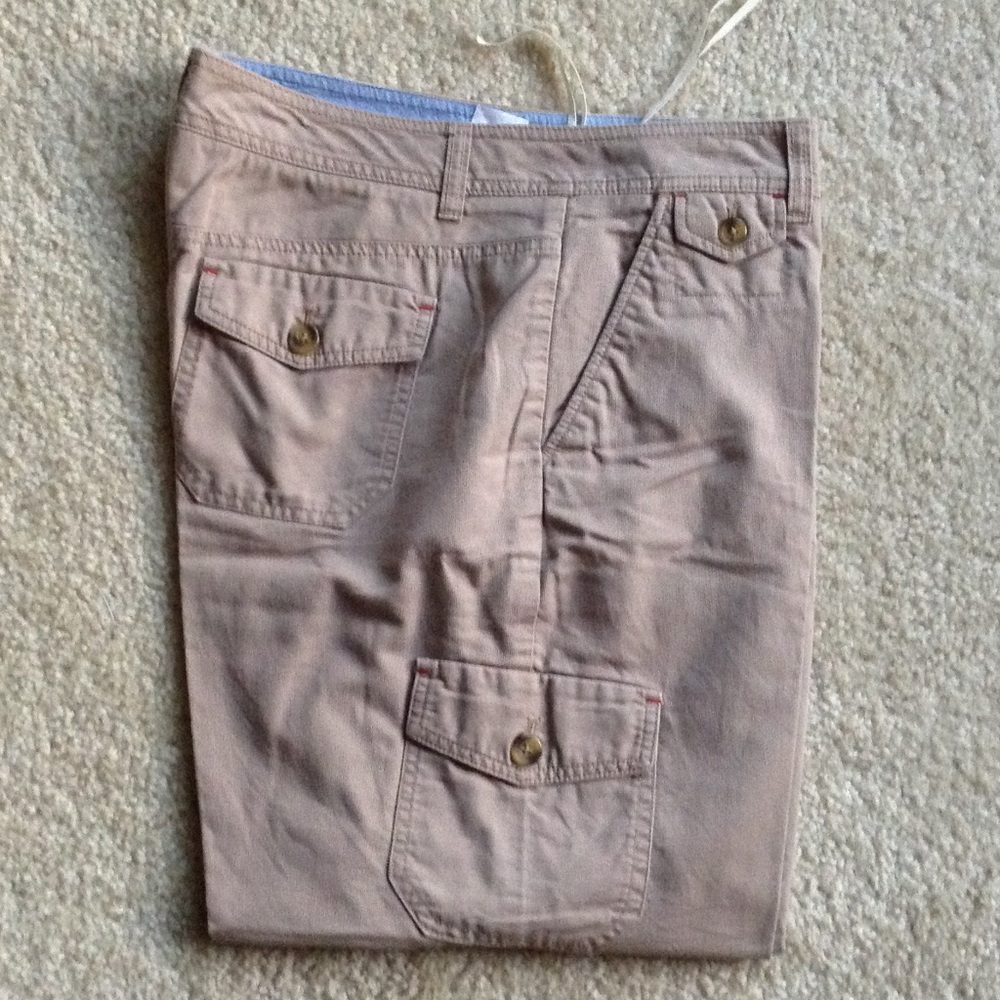 Plus Size Jones New York Sport Utility Crop Khaki